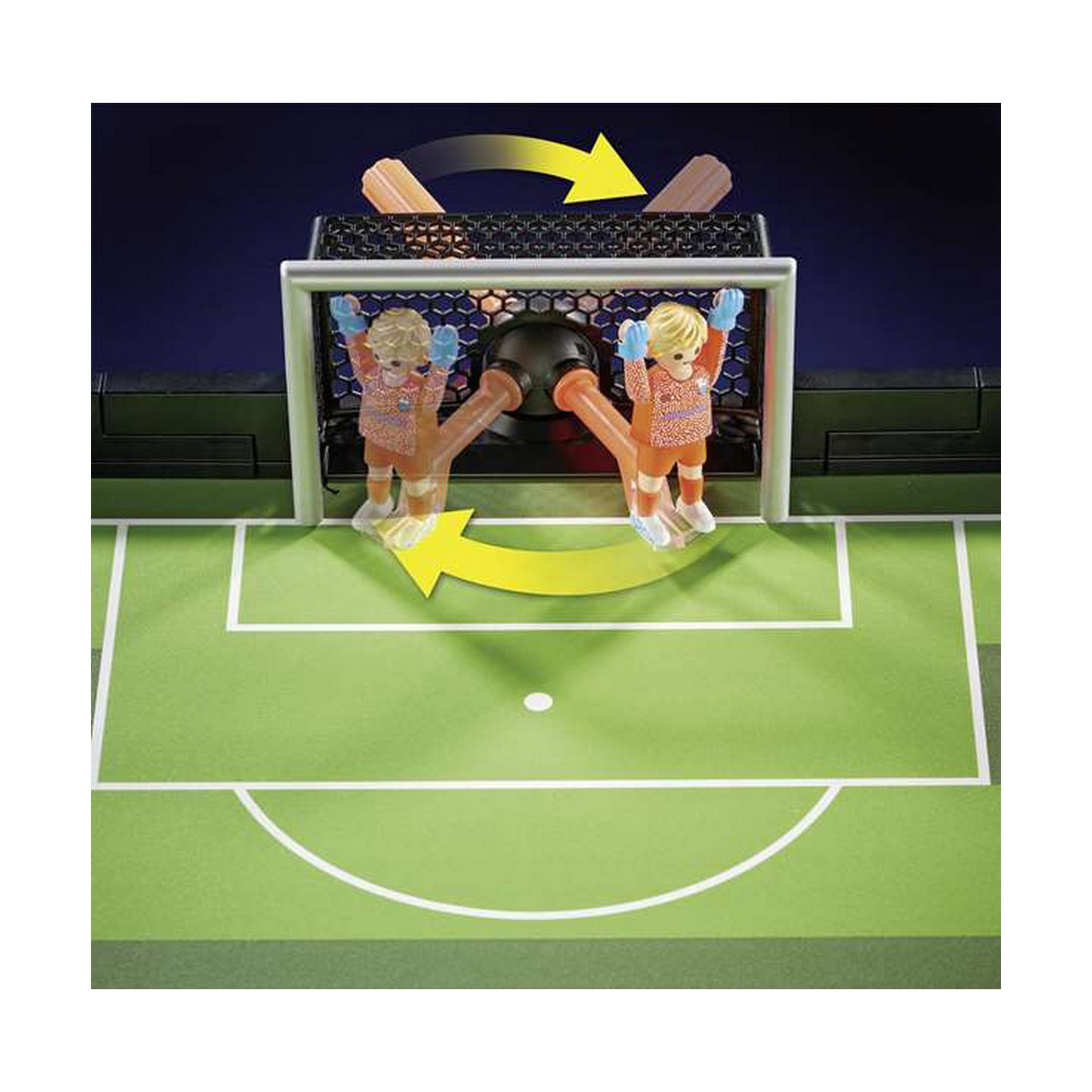 Playset Playmobil Sports & Action Football Pitch 63 Piese 71120