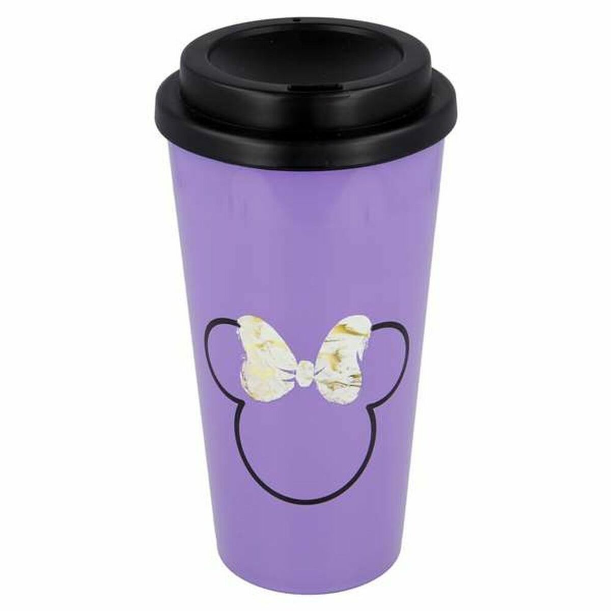 Pahar cu Capac Minnie Mouse 01049 (520 ml)