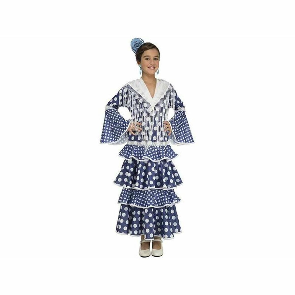 Costum Deghizare pentru Copii My Other Me 204881 Dansatoare de Flamenco Albastru