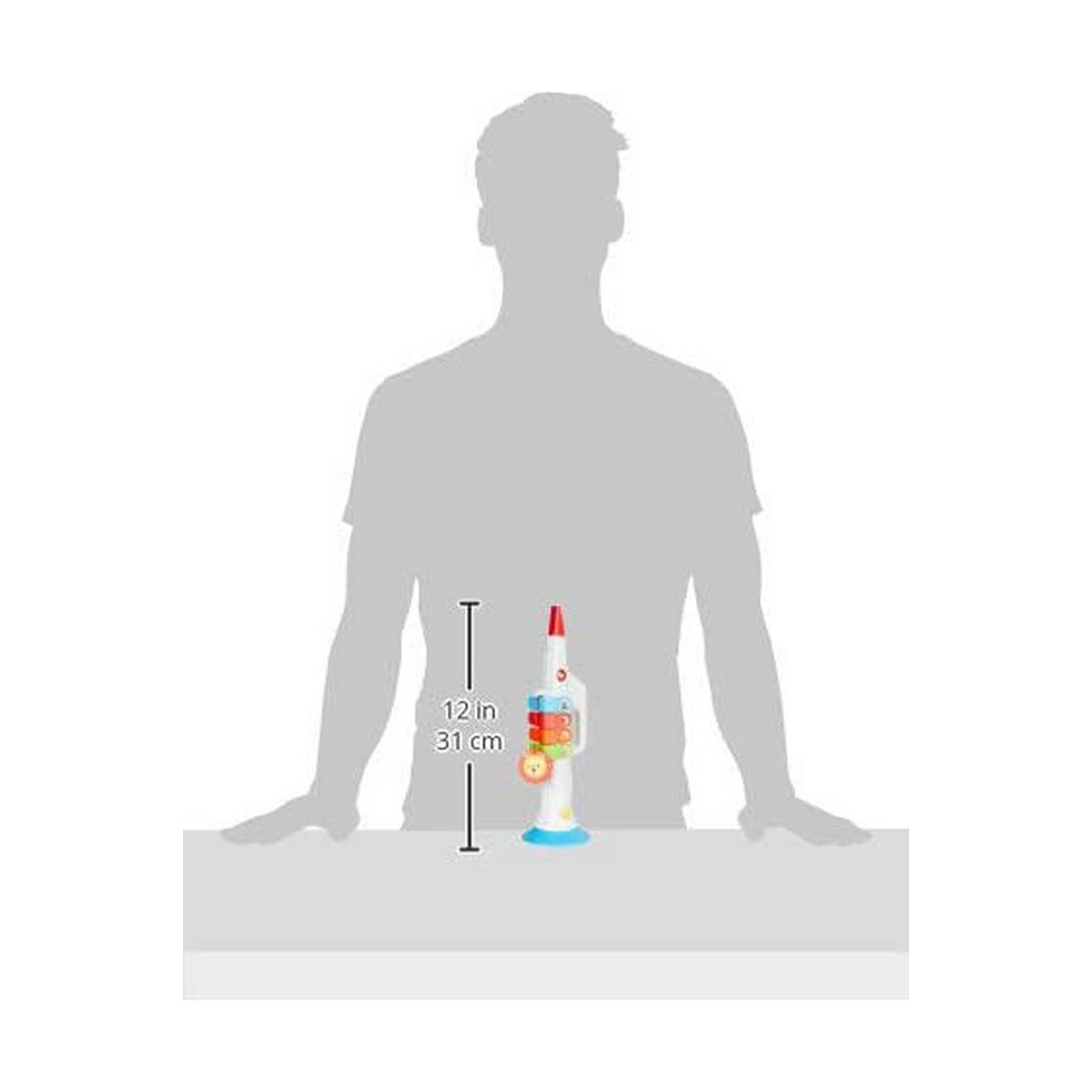 Trompetă Fisher-Price 30 cm animale