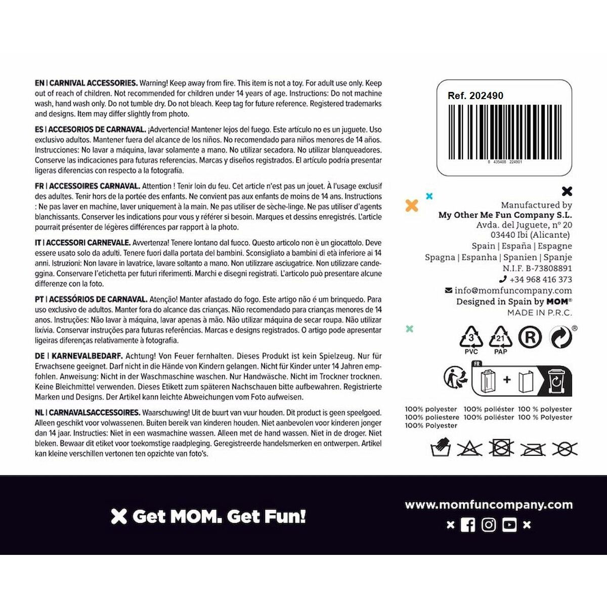 Perucă My Other Me Roz