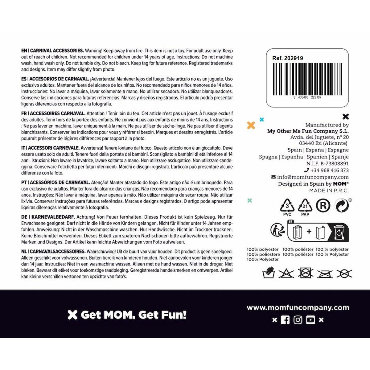 Mustață My Other Me Negru