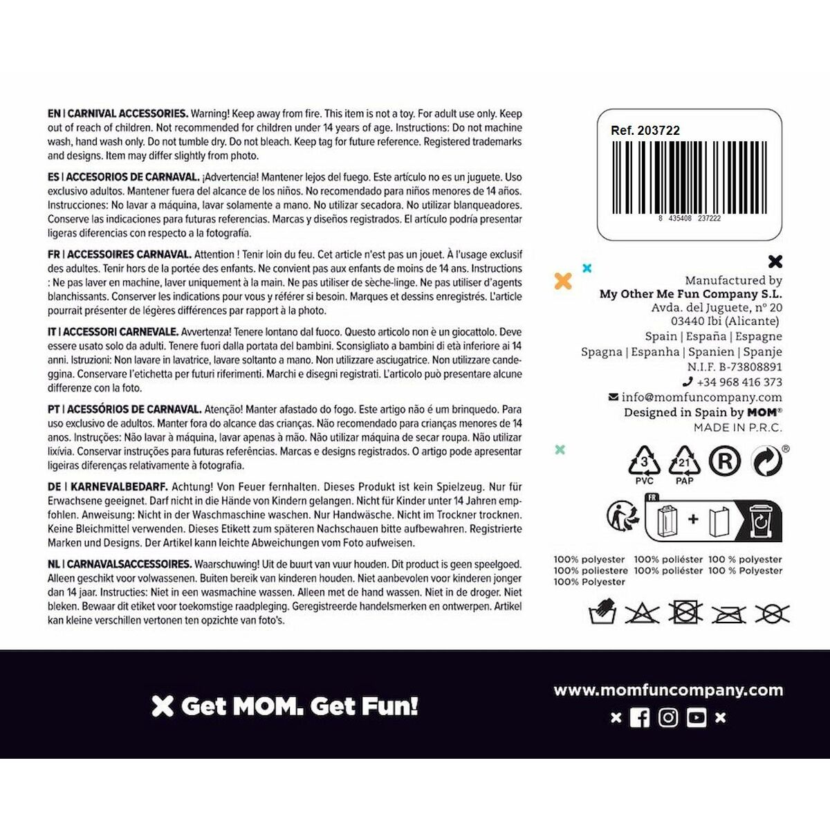 Mustață My Other Me Negru