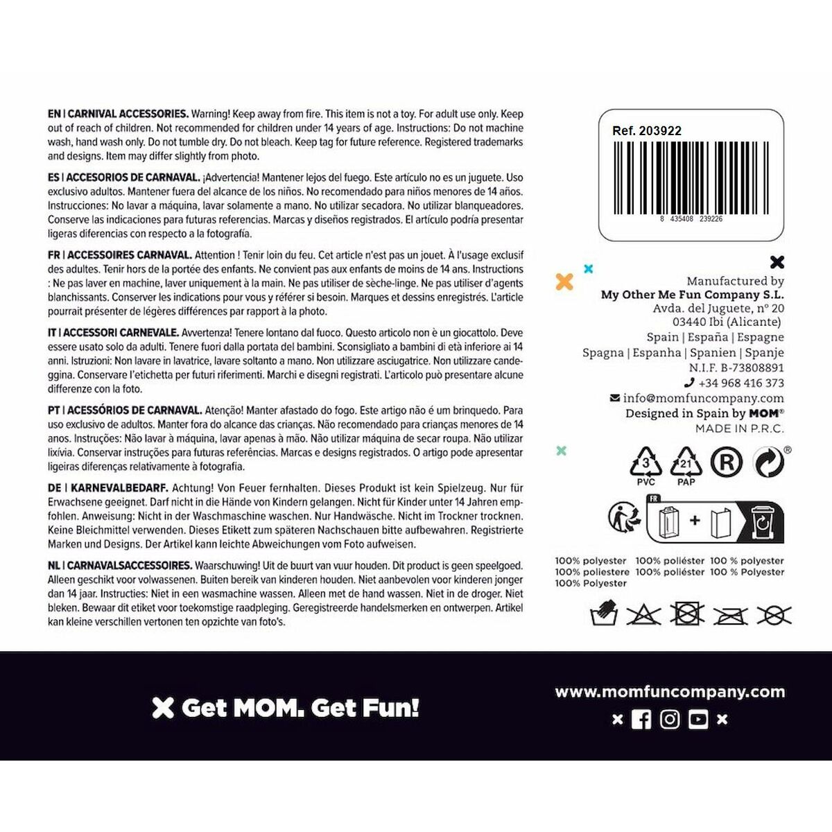 Sprâncene false My Other Me Negru