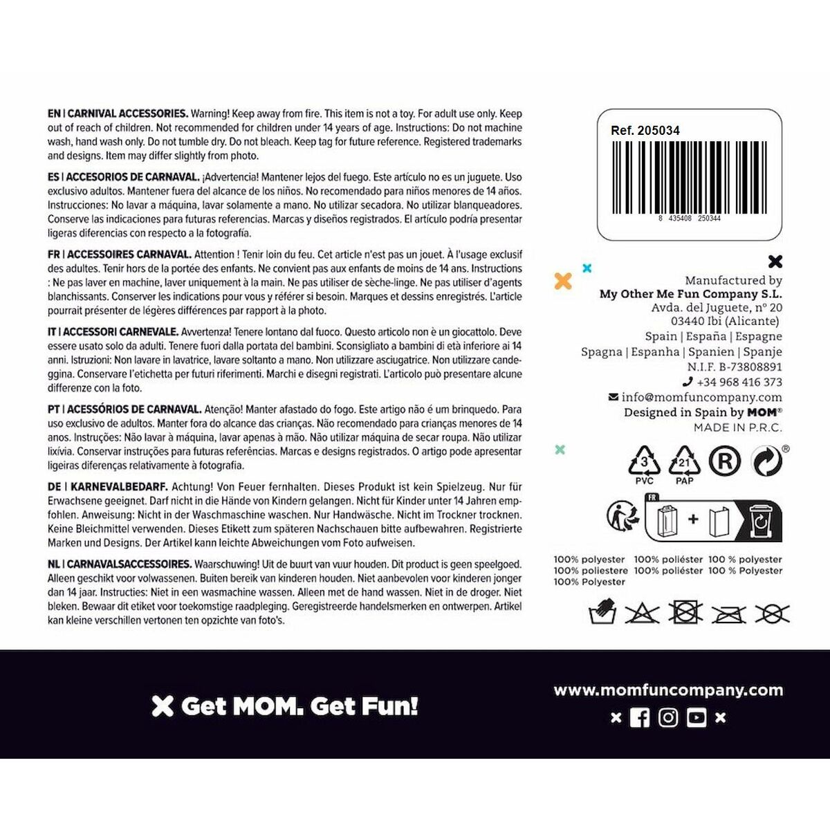 Barbă falsă My Other Me Maro