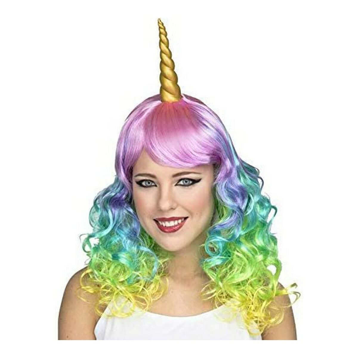 Perucă My Other Me Multicolor Unicorn