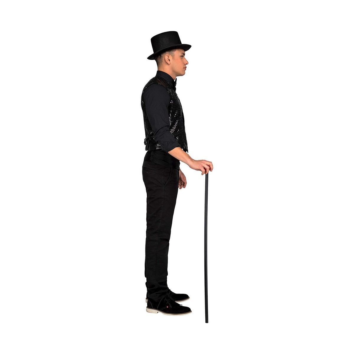 Costum Deghizare pentru Adulți My Other Me Showman Negru Vestă M/L