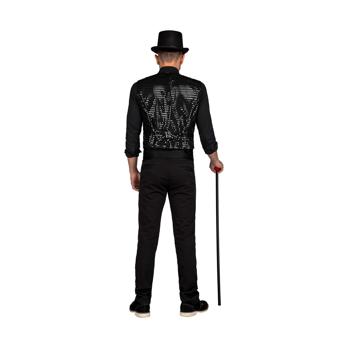 Costum Deghizare pentru Adulți My Other Me Showman Negru Vestă M/L