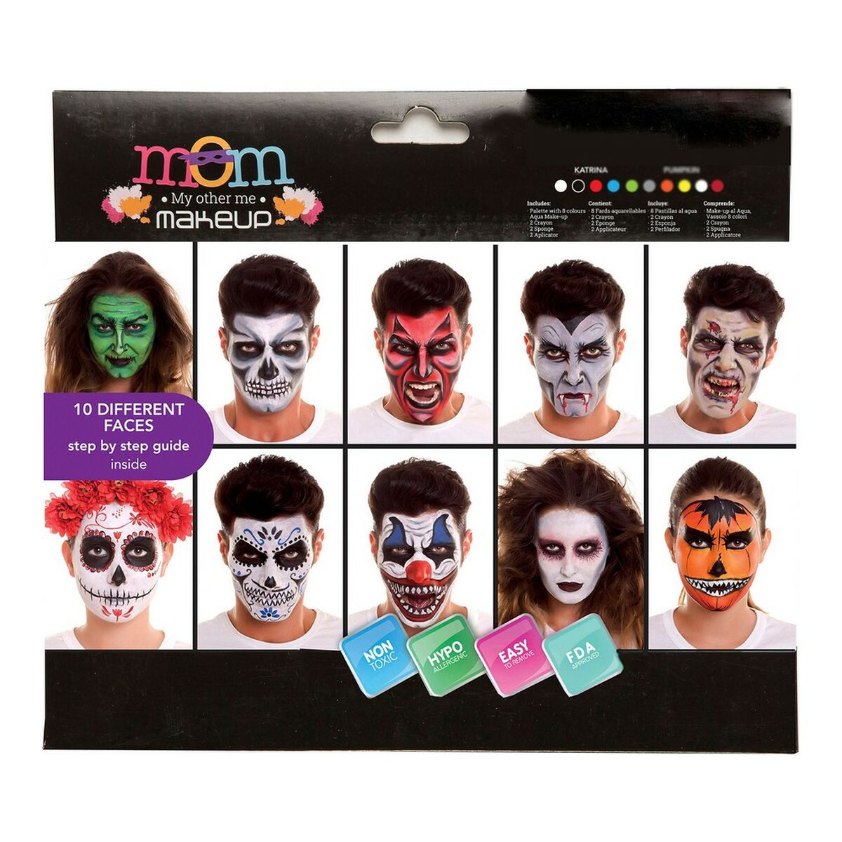 Set de Machiaj My Other Me Deluxe Adulți Halloween (20 x 23 x 2 cm)