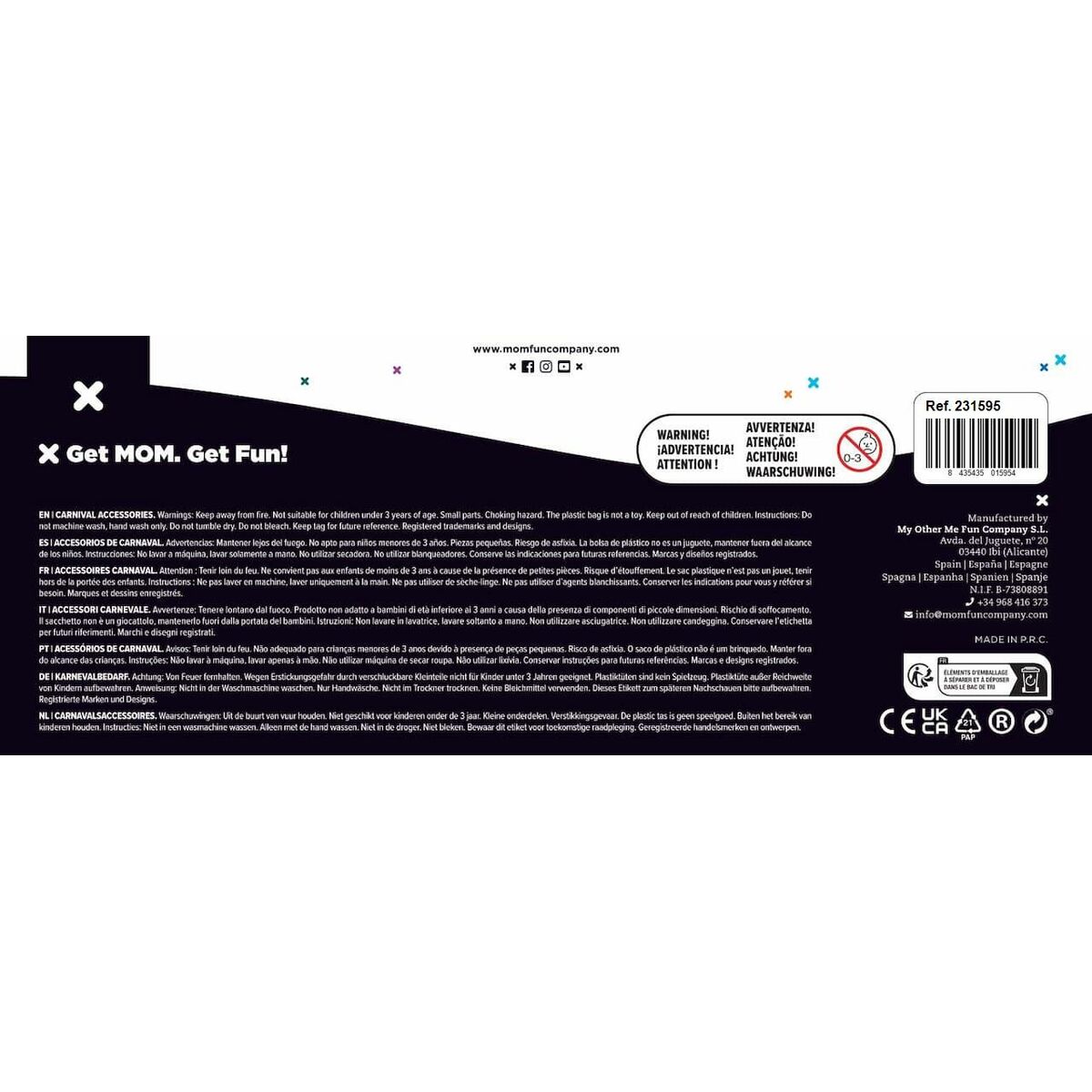 Mască My Other Me Grandma Addams Family Mărime unică