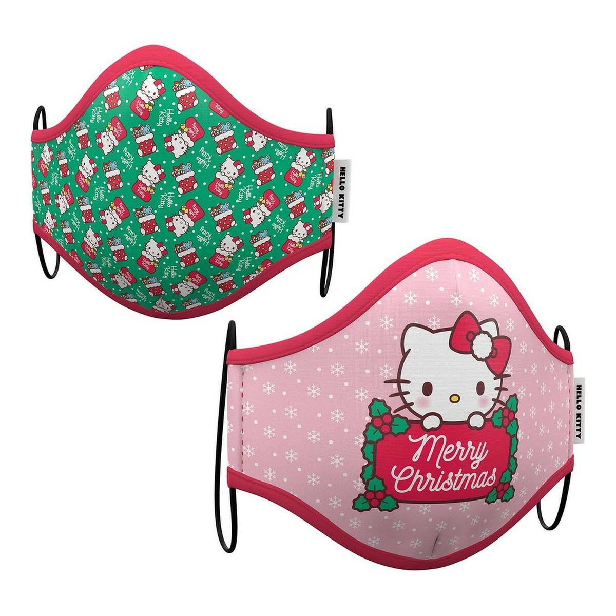 Mască facială igienică My Other Me Hello Kitty Roz Infantil (2 uds) (3-5 years)