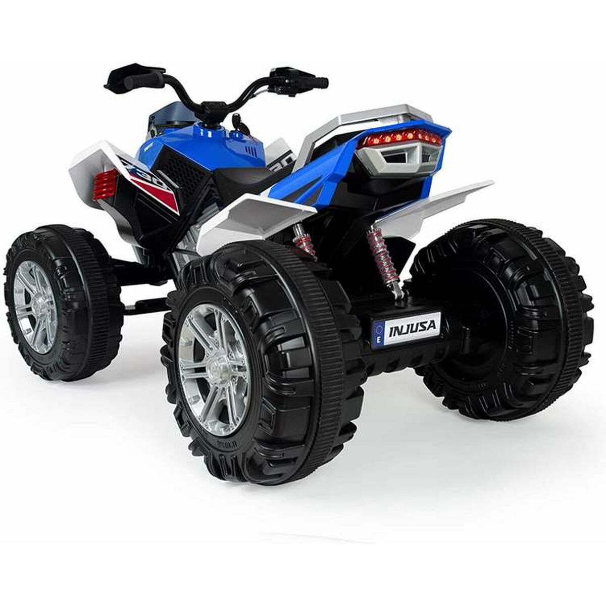ATV electric Quad Injusa Rage Lumină Albastru Alb 12 V