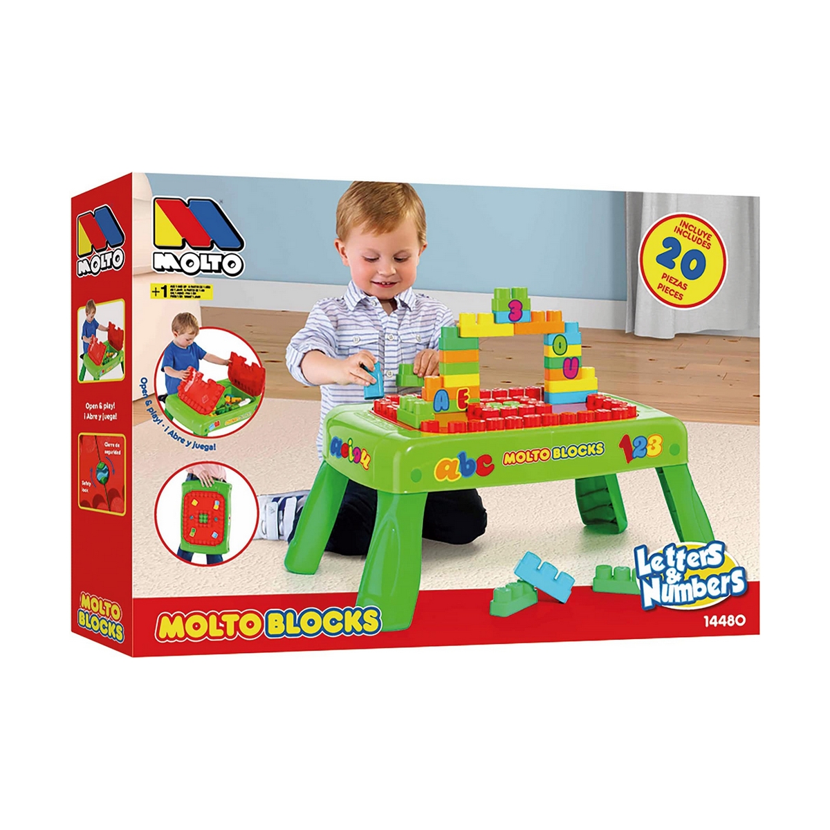 Jucărie interactivă Moltó Blocks Desk 65 x 28 cm