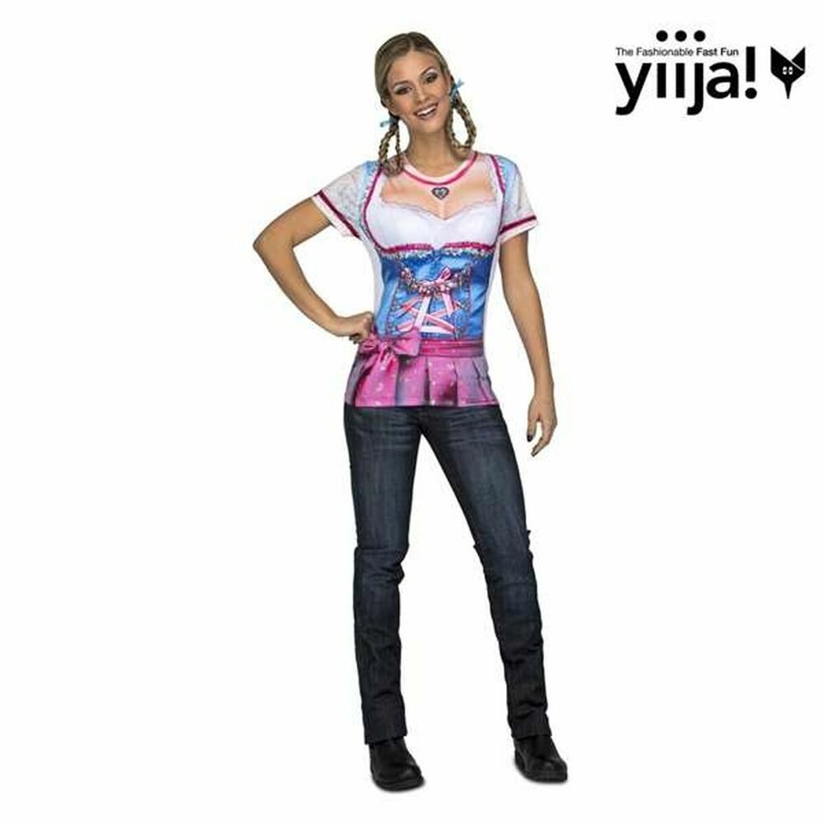 Costum Deghizare pentru Adulți My Other Me Oktoberfest Lady Albastru