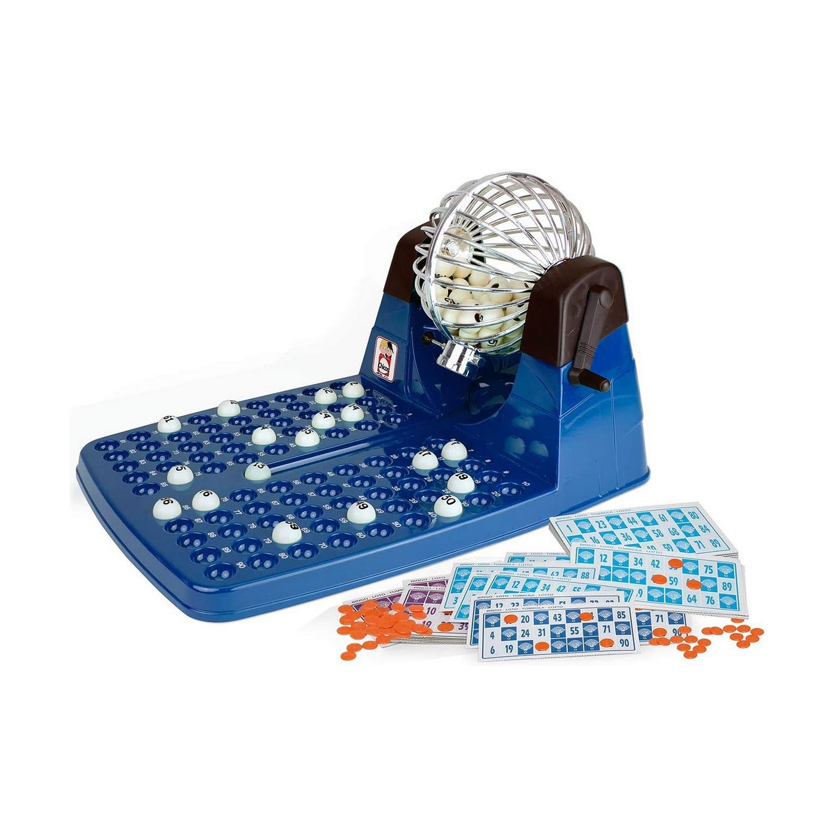 Bingo Automat Chicos Deluxe 30 x 42 x 23 cm 72 Cartoane