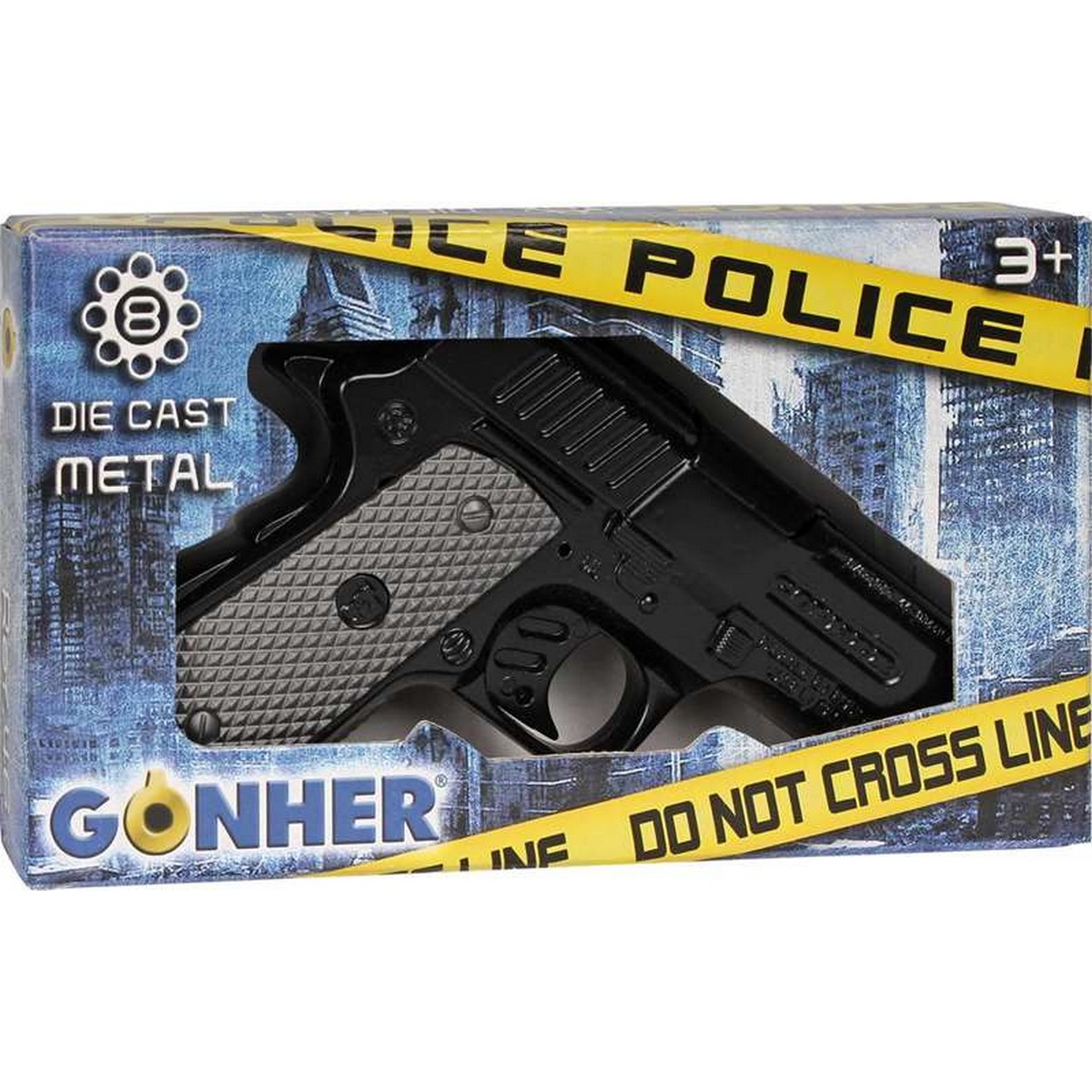 Pistol Gonher Die Cast Metal