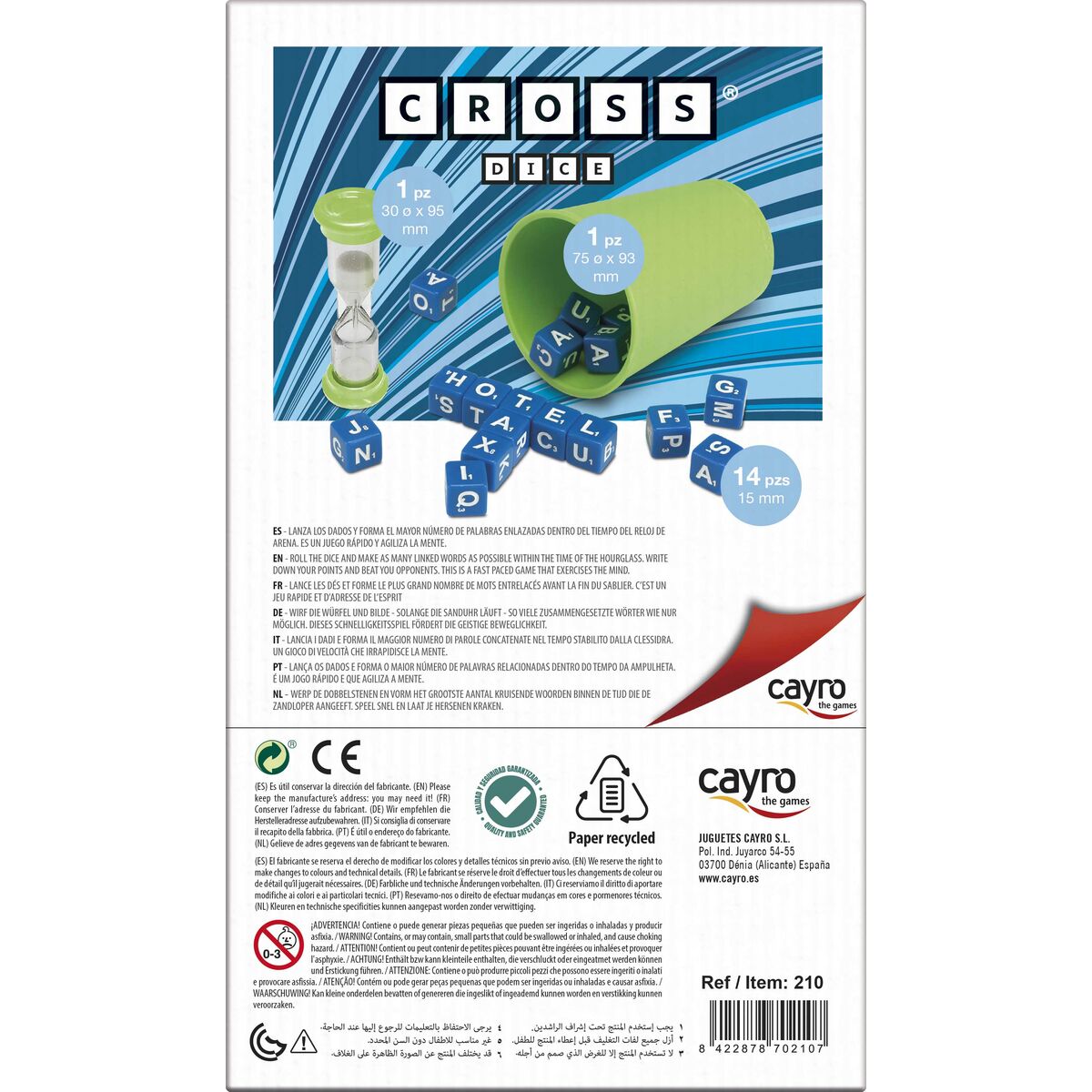 Joc de Masă Cayro Cross Dices