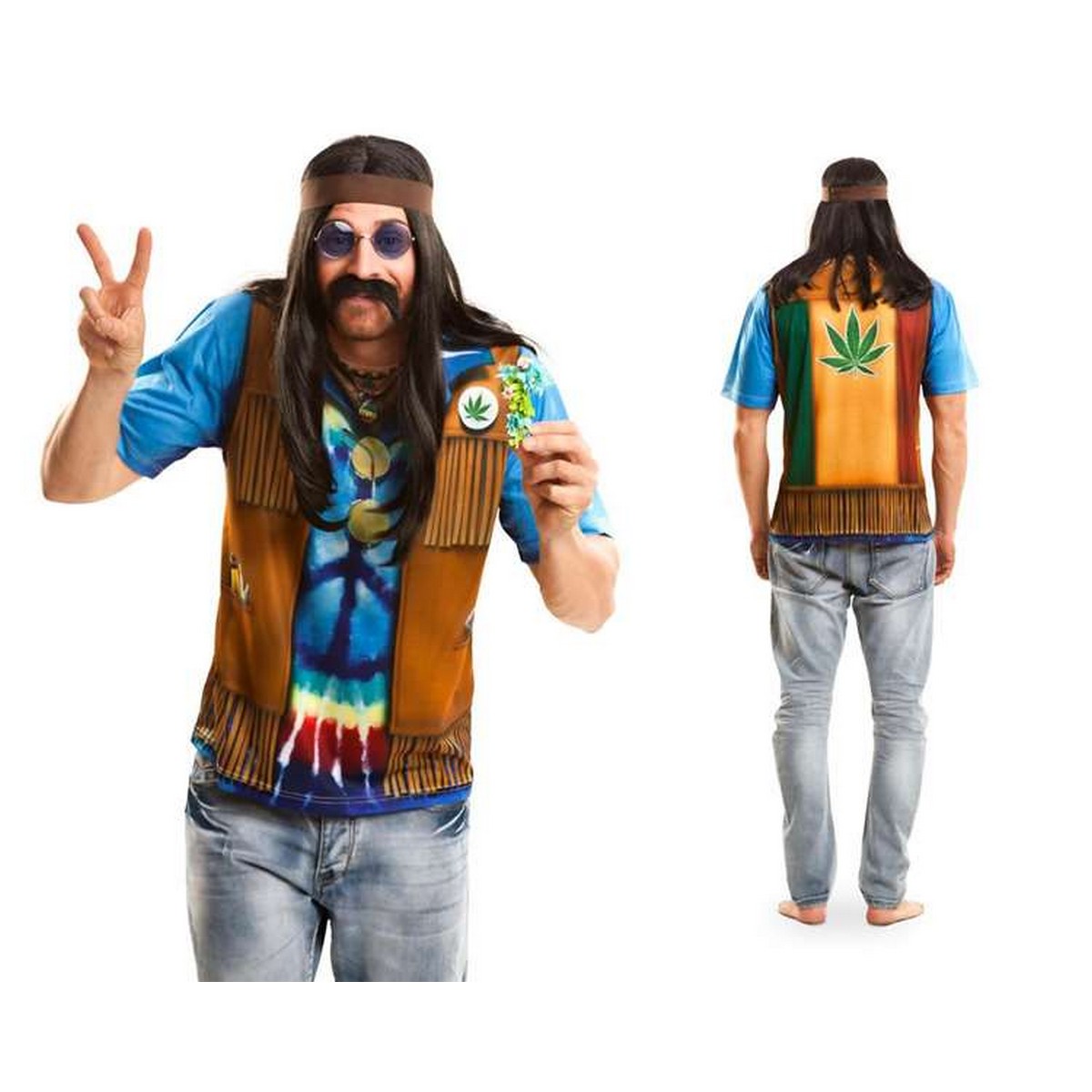 Costum Deghizare pentru Adulți My Other Me Hippie