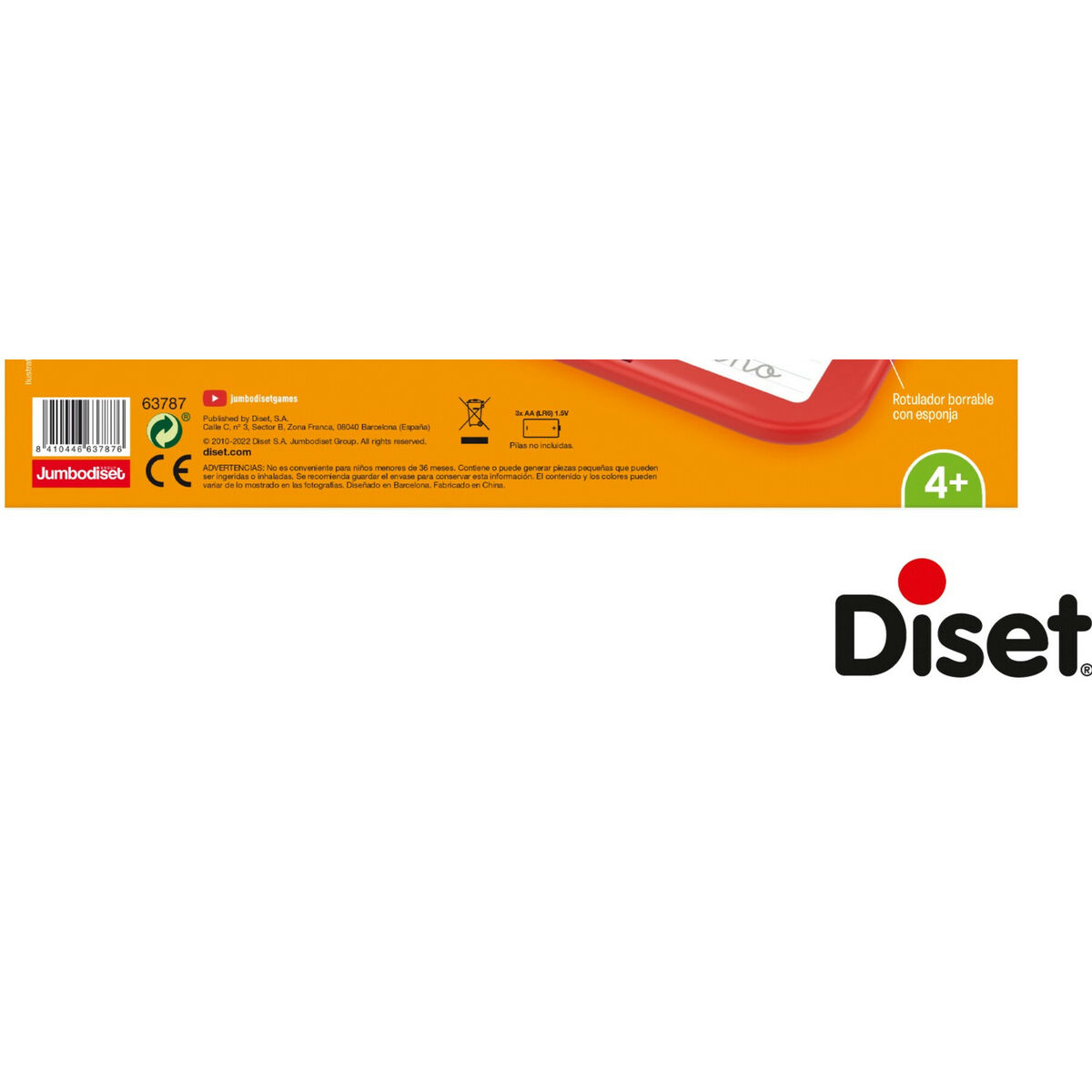 Joc Educativ Diset I Learn to Write (ES)