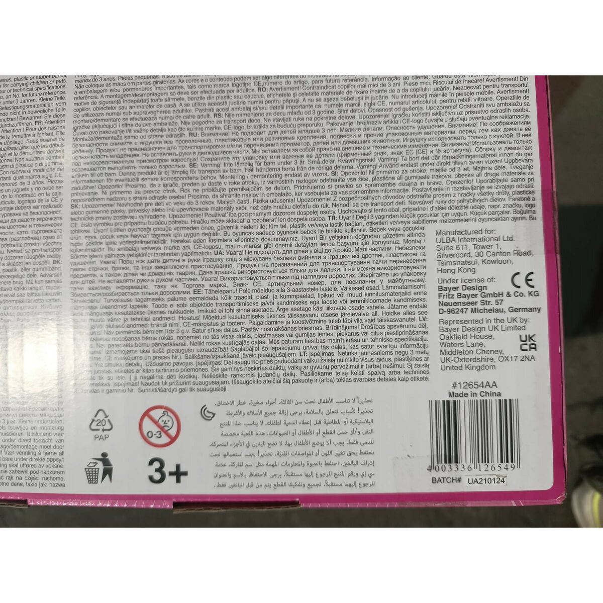 Cărucior pentru Păpuși Reig Stule Pram Bleumarin 63 cm