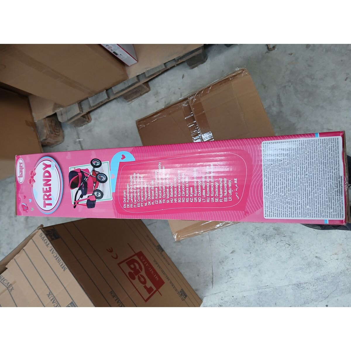 Cărucior pentru Păpuși Reig Trendy Classic Fucsia 45 cm