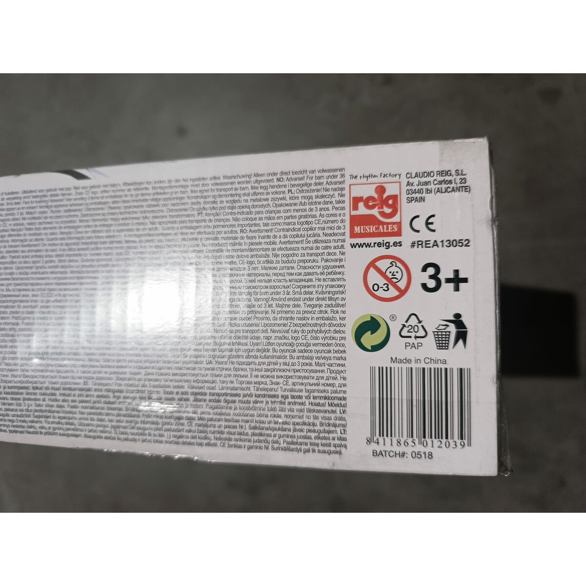 Cărucior pentru Păpuși Reig 45 cm Bleumarin