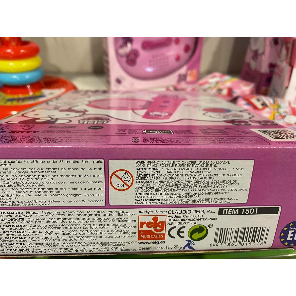 Microfon Karaoke Hello Kitty Roz Fucsia