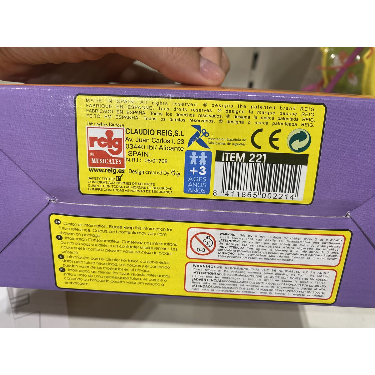 Pian jucărie Reig Xilo Natura Xilofon Pian