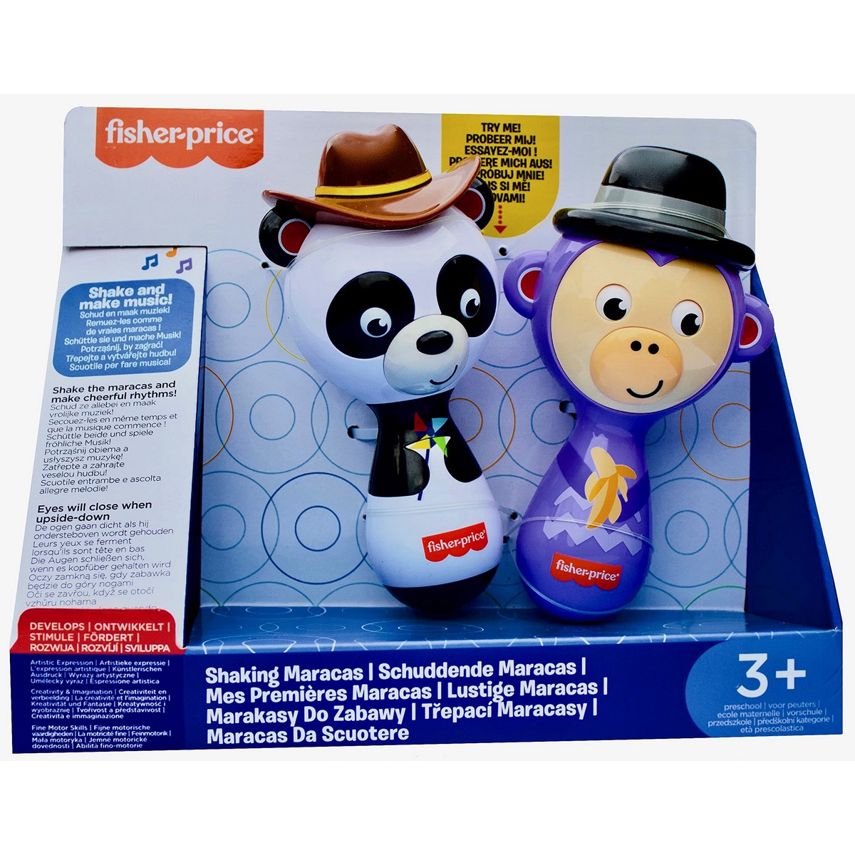 Jucărie muzicală Fisher-Price Maracas Plastic