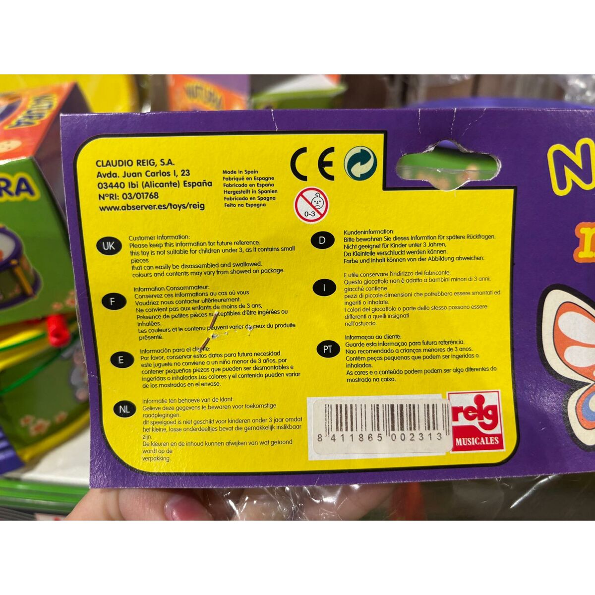 Cilindru Reig animale 16 cm