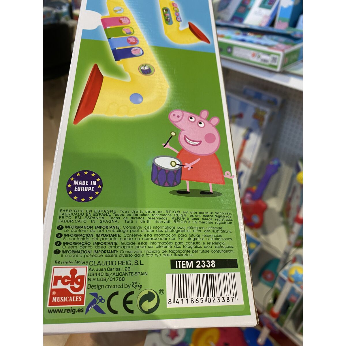 Saxofon Reig Peppa Pig