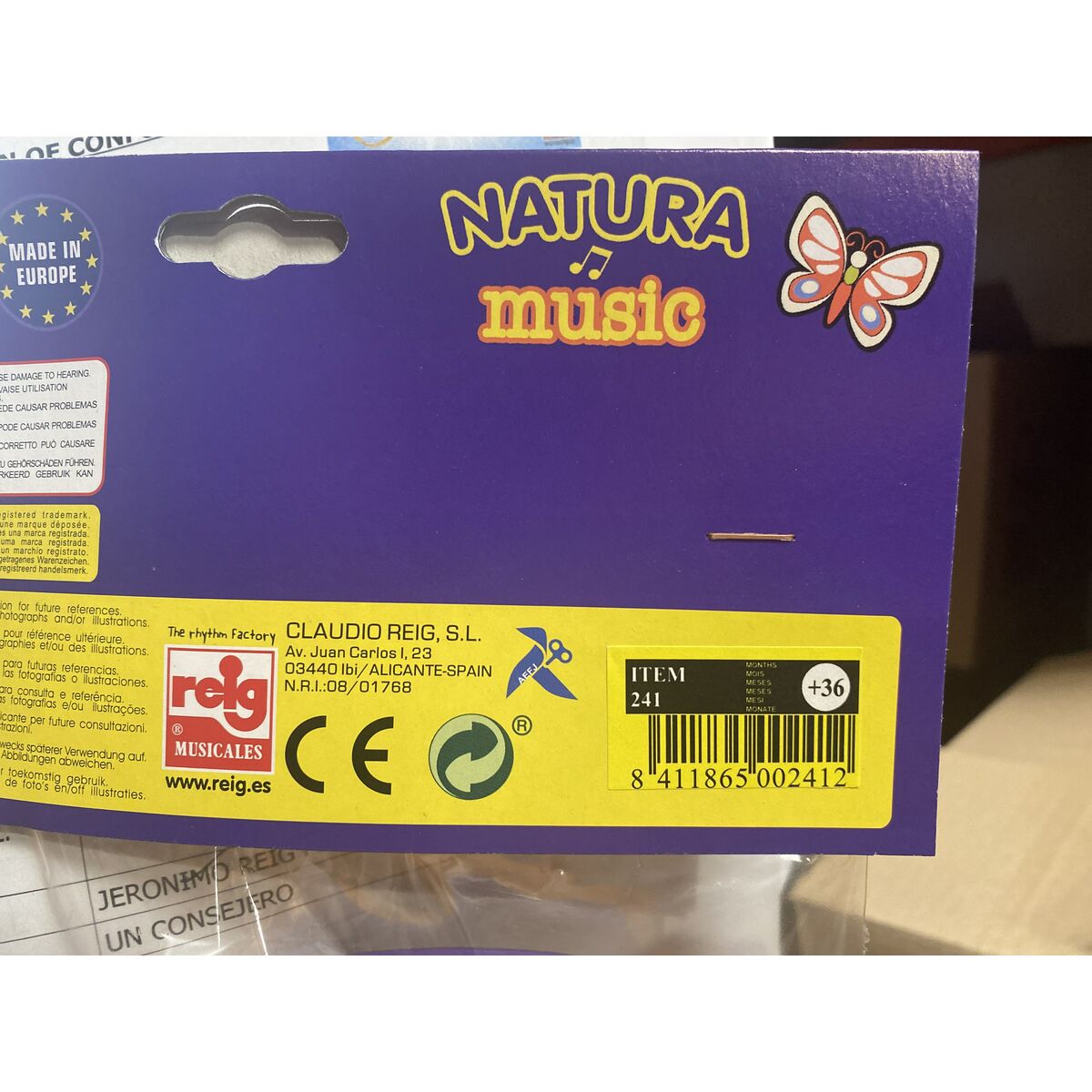 Chitară pentru Copii Reig 36 x 15 x 4 cm Chitară pentru Copii