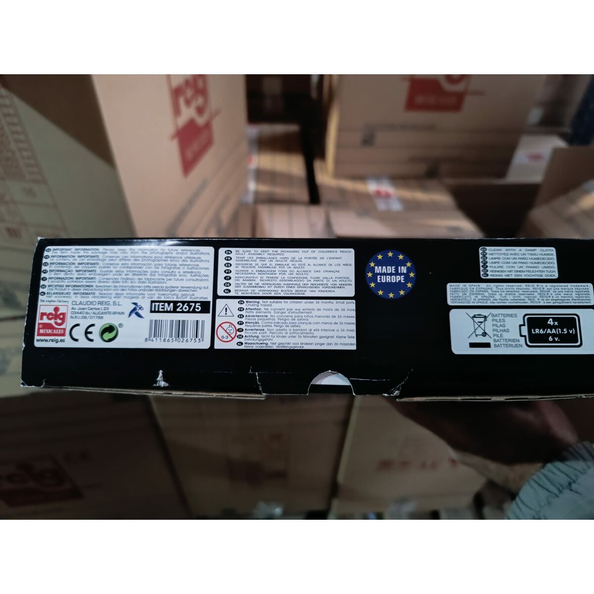 Set muzical Lady Bug 2675 Roșu