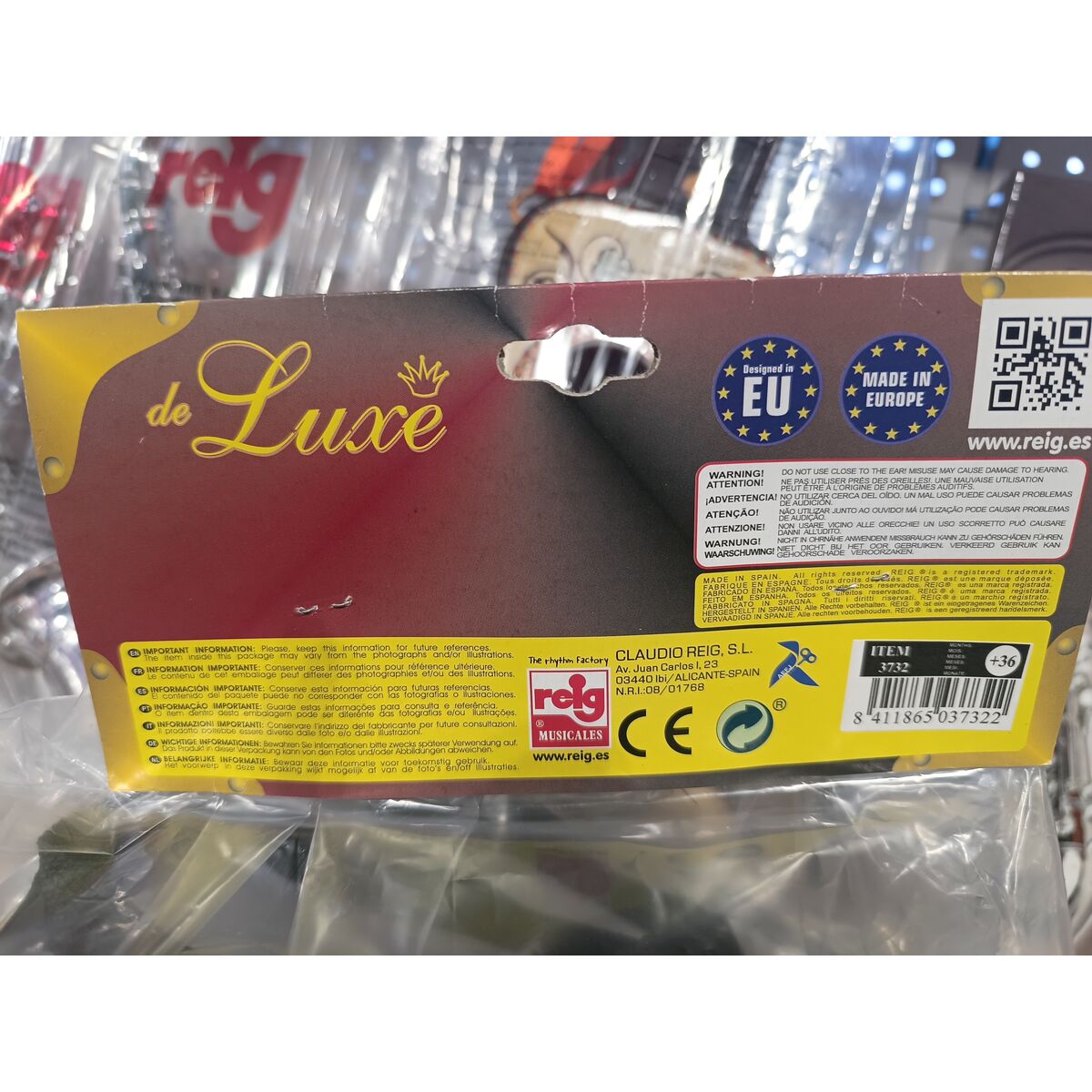 Jucărie muzicală Reig Cilindru Plastic