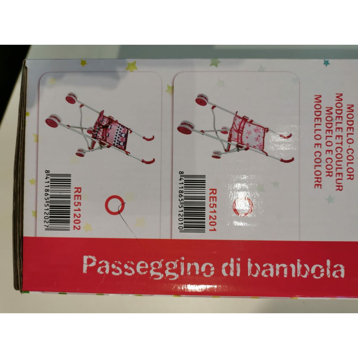 Cărucior pentru Păpuși Reig Pliabil Roz 25,5 x 41,5 x 55,5 cm