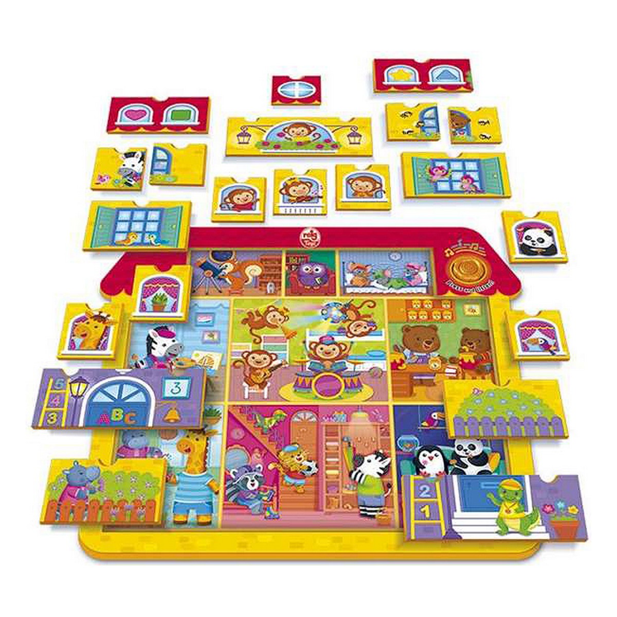 Puzzle Reig Constructor House Muzical 21 Piese 17 x 37 x 41,5 cm (17 x 37 x 41,5 cm)