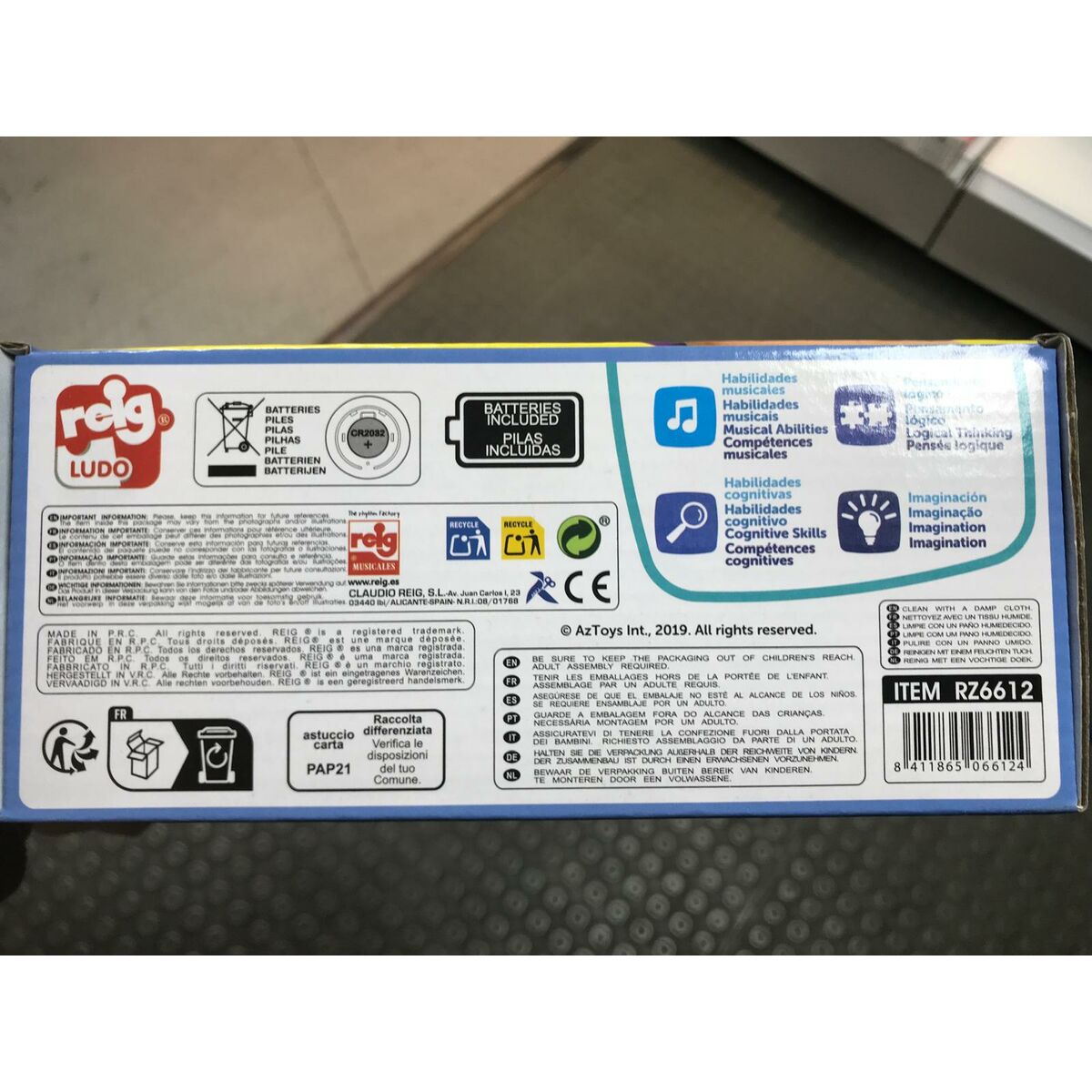 Puzzle pentru Copii Reig Flash Cards animale Fermă