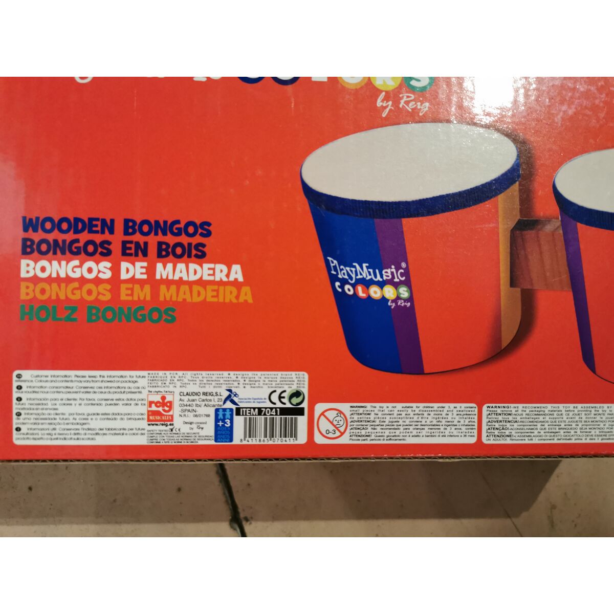 Instrument muzical Reig Cilindru Lemn Plastic