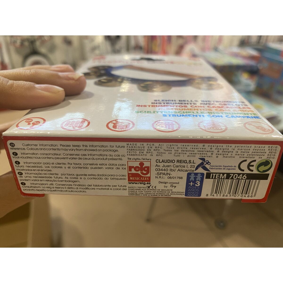 Jucărie muzicală Reig Clopoțel Plastic