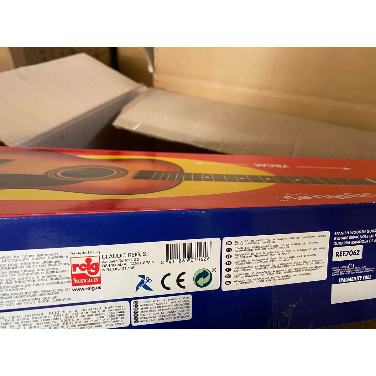 Chitară pentru Copii Reig 75 cm Chitară pentru Copii