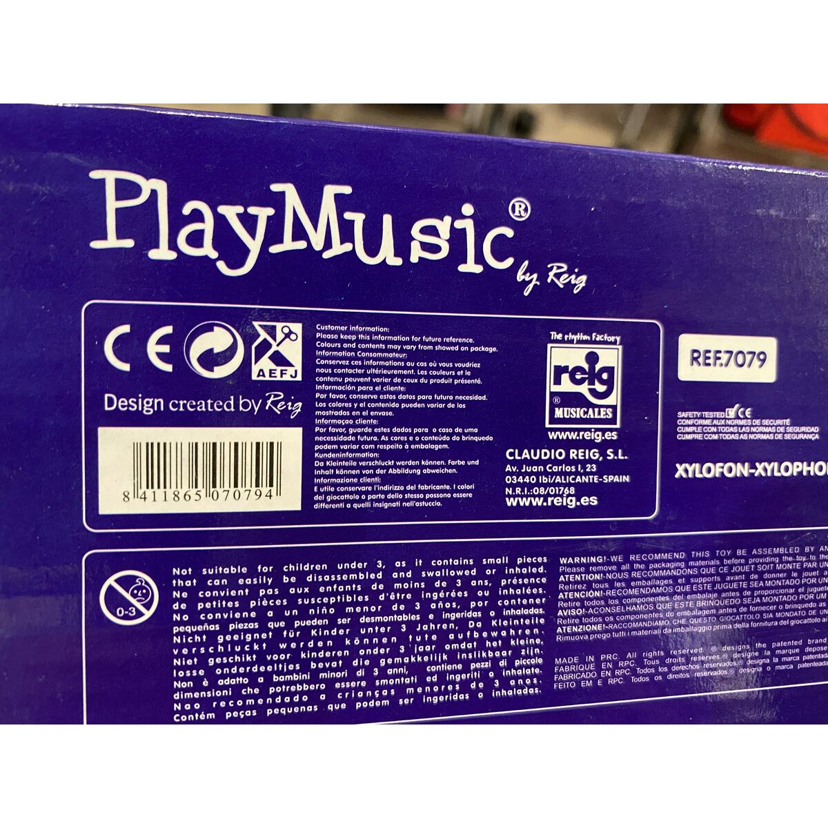 Xilofon Reig Multicolor Lemn Plastic