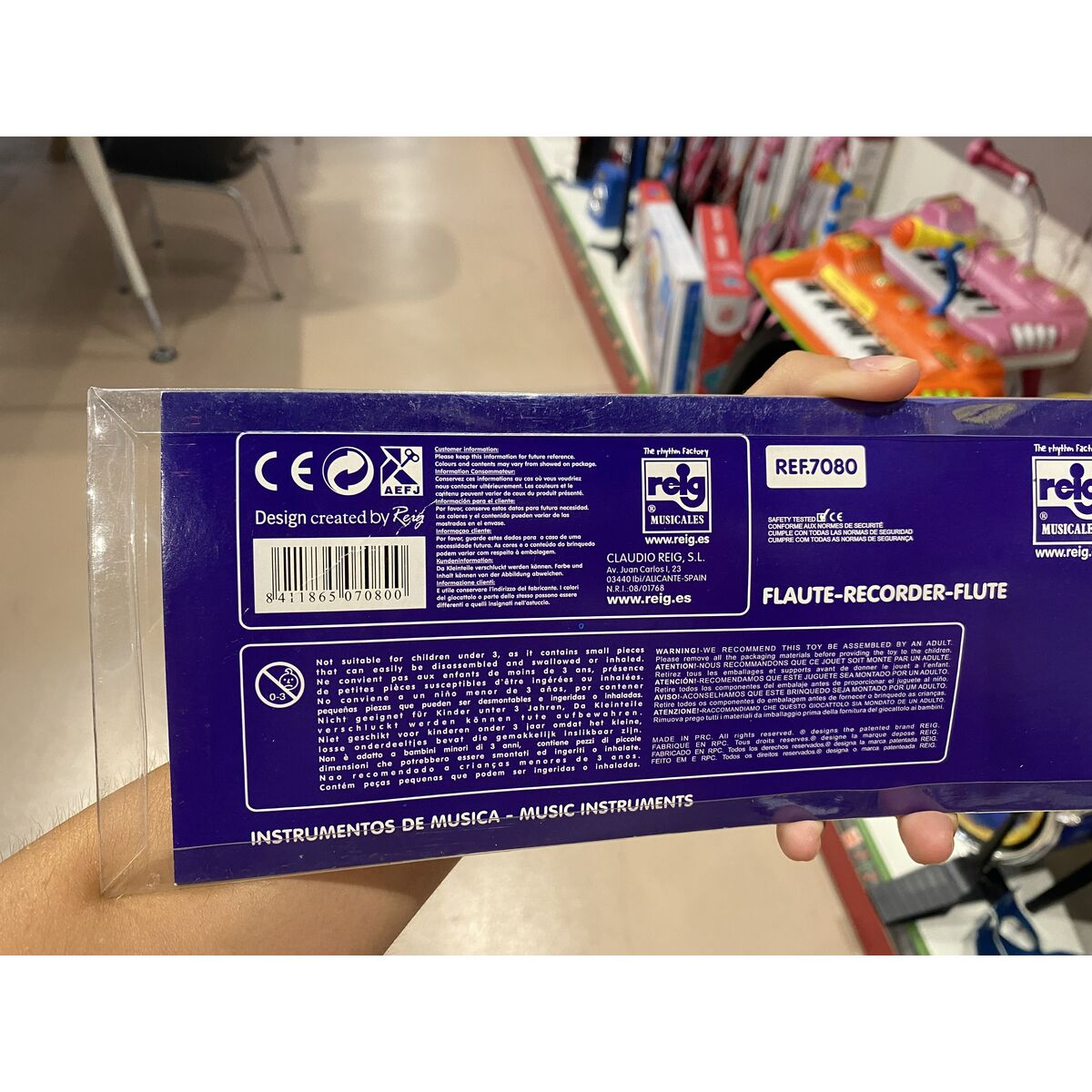 Jucărie muzicală Reig Flaut Dulce