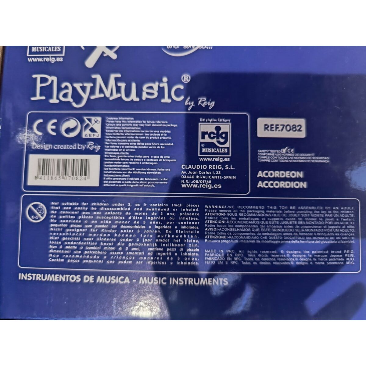 Acordeon Reig Roșu Infantil