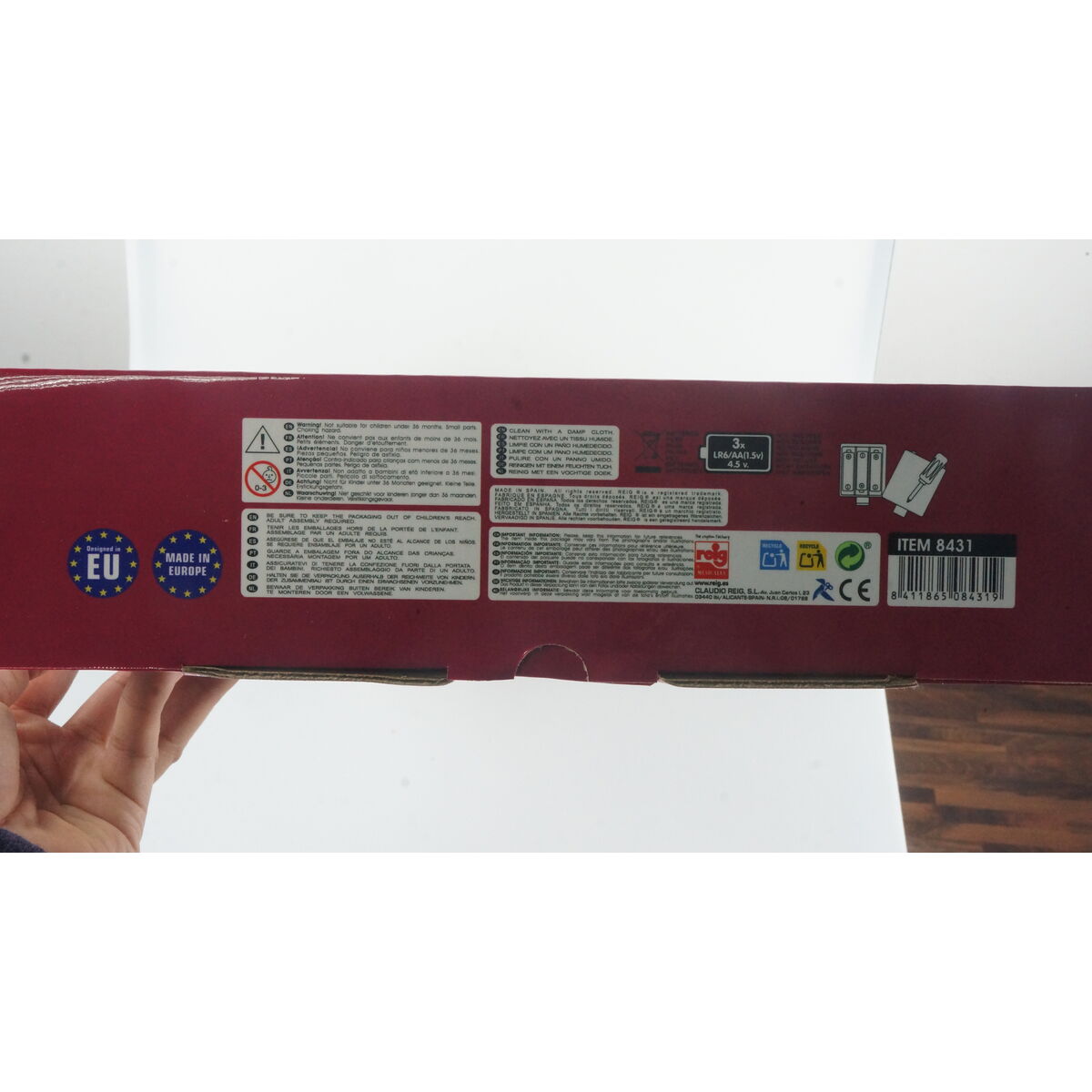 Chitară pentru Copii Reig Microfon Roșu