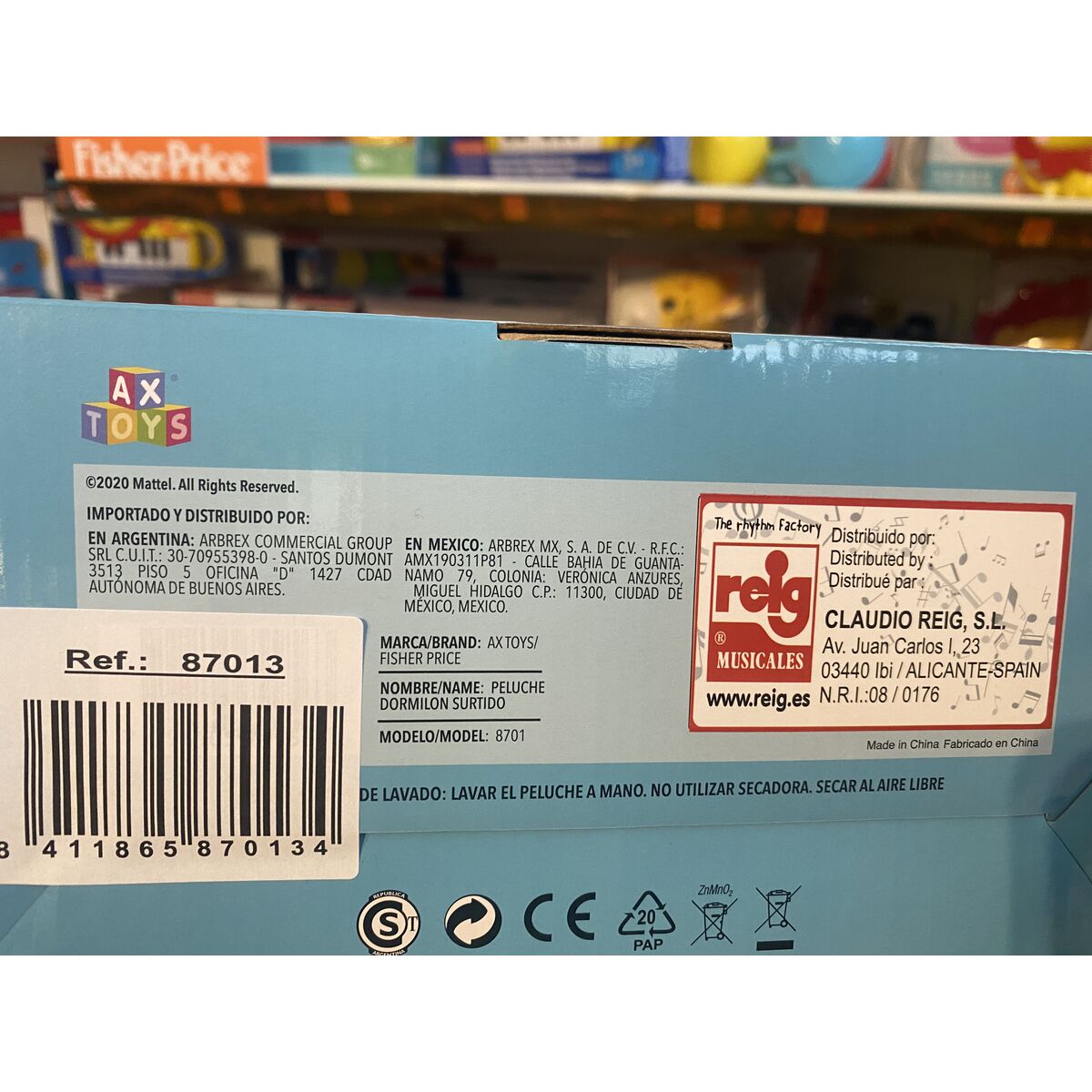 Jucărie de Pluș Fisher-Price   Urs Panda 30 cm Plastic