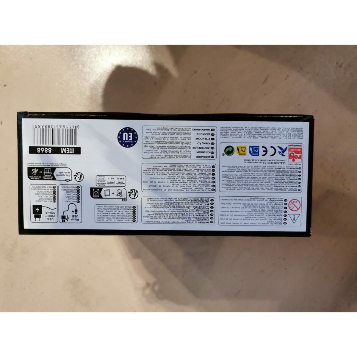 Difuzor cu Microfon Karaoke Reig Metal Pro