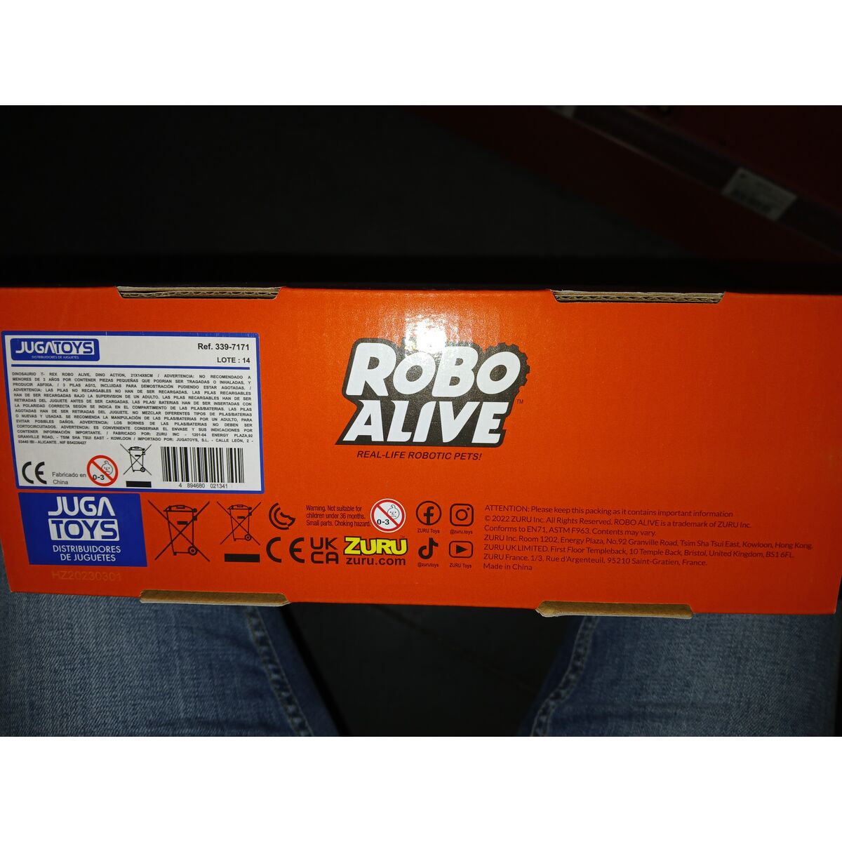 Dinozaur Zuru Robo Alive: Dino Action T- Rex Roșu Figura îmbinată