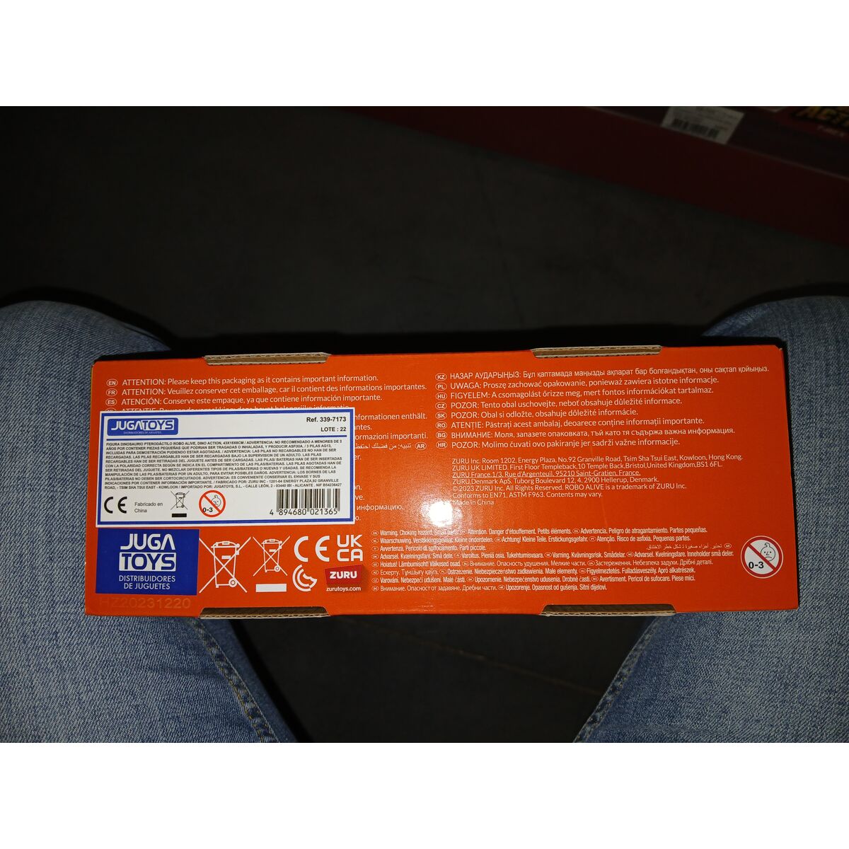 Dinozaur Zuru Robo Alive: Dino Action Pterodactyl Celeste Figura îmbinată