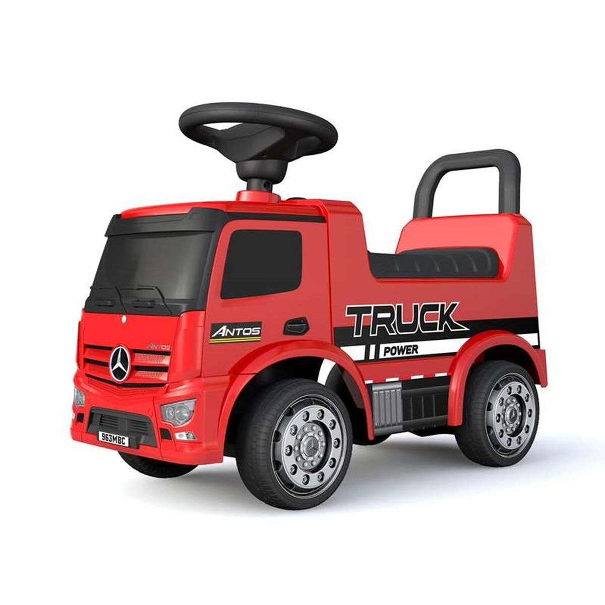 Mașină-Premergător Injusa Mercedes Fireman Roșu 62.5 x 28.5 x 45 cm