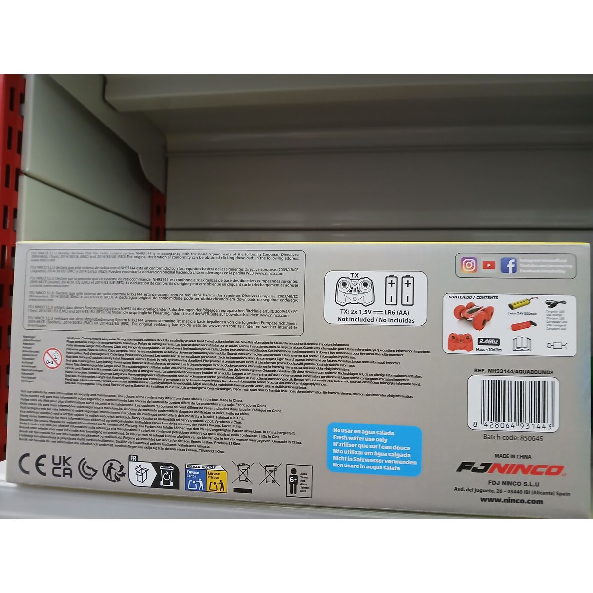 Mașină Radio Control Ninco Aquabound 2 Reversibil/ă Submersibil / Submersibilă rotire la 360º Lumini LED